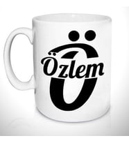 Kişiye Özel İsme Özel Hazırlanan Kupa Bardak