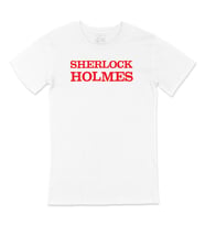 Kırmızı Sherlock Holmes Tişört