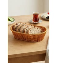 Oval Rattan Mini Ekmek Sepeti - BB6063