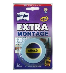 PATTEX EXTRA ÇİFT TARAFLI BANT 19MMX1,50M ÜCRETSİZ KARGO