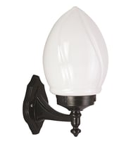 AVONNI BAP-68204-BSY-M1 Siyah Boyalı Dış Mekan Aydınlatma E27 ABS Akrilik Cam 25x20cm