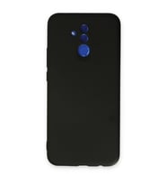 Huawei Mate 20 Lite Kılıf Nano İçi Kadife Silikon - Siyah