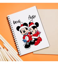 Mickey & Minnie Mouse Sevgili Eş Tasarımlı Defter Kişiye Özel