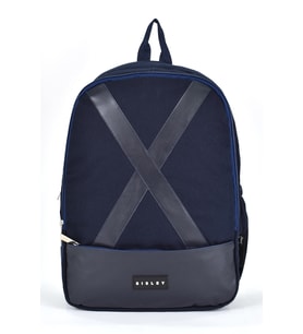 Sisley Okul Sırt Çantası Unisex Çok Gözlü Günlük Seyahat Sırt Çantası Lacivert