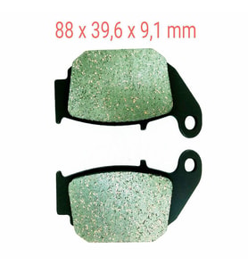 Honda Arka Fren Disk Balatası Fa629 Msx 125 Uyumlu