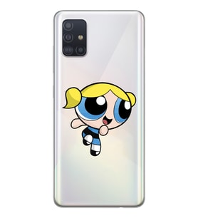 Samsung Galaxy A51 Uyumlu Bubbles Tasarımlı Şeffaf Telefon Kılıfı