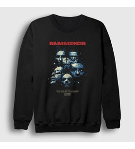 Presmono Unisex Siyah Movie Rammstein Sweatshirt 106261tt
