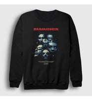 Presmono Unisex Siyah Movie Rammstein Sweatshirt 106261tt