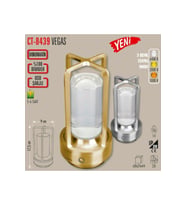 VEGAS ŞARJLI MASA LAMBASI GOLD DOKUNMATİK (CT-8439)