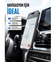 Mey İthalat® Manyetik Araç Telefon Tutucu Güçlü Mıknatıslı Havalandırma Aparatı