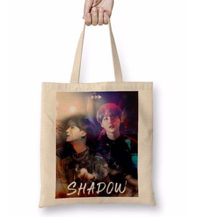 BTS Suga Shadow Bez Çanta Uzun Saplı