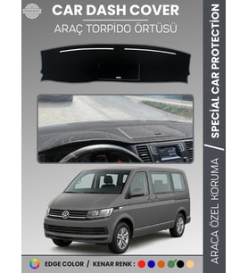 VOLKSWAGEN TRANSPORTER T6 KAPAKLI MODEL (2015-2020) Torpido Örtüsü Ön Göğüs Koruma Torpido Koruma