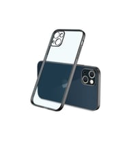 Apple iPhone 13 Mini Uyumlu Kılıf Zore Mat Gbox Kapak (Siyah)