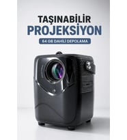 Taşınabilir Projeksiyon 64 Gb Dahili Depolama