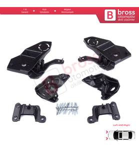 Peugeot 208 e-208 MK2 P21 2008 e-2008 MK2 P24 2019-On İçin Sağ Sol Ön Far Ayak Tamir Seti