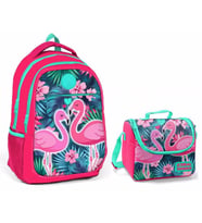 Coral High Kız Çocuk Pembe Flamingo Okul Sırt Çantası ve Beslenme Çantası