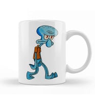 Grumpy Squidward Kupa Bardak Porselen