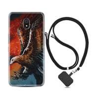 Xiaomi Redmi 8A 8 Pro 9C 9T 10C 11T Pro Kılıf Boyun Askılı Silikon Kartal Uçarken 1718