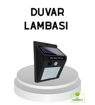 20 LED Güneş Paneli Aydınlatma – Fotoselli ve Hareket Algılamalı Dış Mekan Duvar Lambası