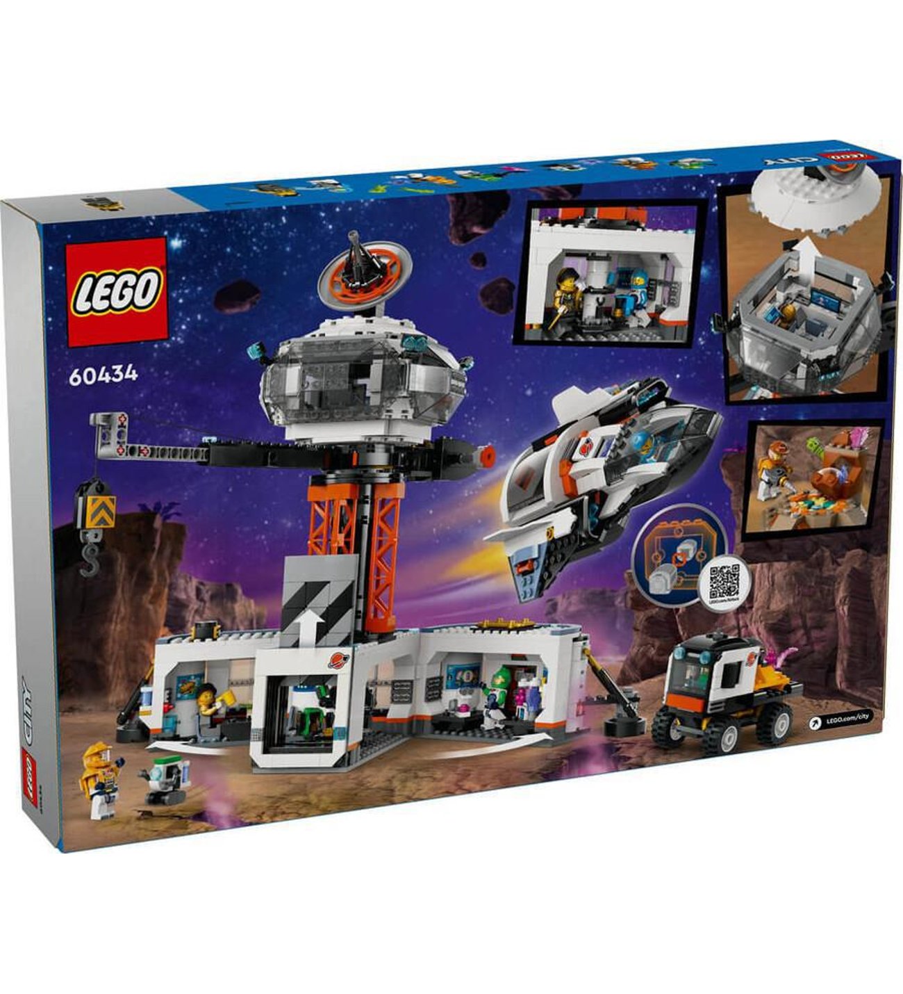 LEGO City 60434 Space Base and Rocket Launchpad
