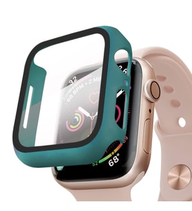 Microsonic Apple Watch Series 8 41mm Kılıf Matte Premium Slim WatchBand Koyu Yeşil