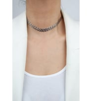 Geçme Zincir Choker Kolye