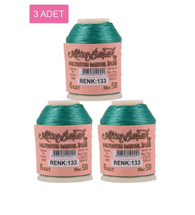 3 Adet Altınbaşak Oya ve Dantel İpi 20 gr - Royaleks - No: 133