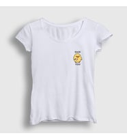 Presmono Kadın Beyaz Duck You Ördek T-Shirt 447118tt (Beyaz)