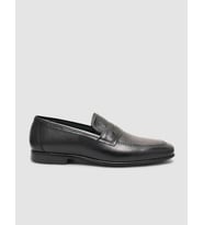 %100 Hakiki Deri Siyah Erkek Klasik Loafer