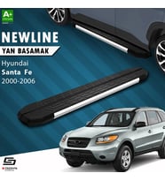 S-Dizayn Hyundai Santa Fe NewLine Krom Yan Basamak 163 Cm 2000-2006 A+ Kalite
