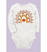 Organik Baskılı Pamuklu Unisex Bebek Body UZUNKOLE76