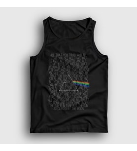 Presmono Unisex Siyah Eclipsed Pink Floyd Atlet 76481tt