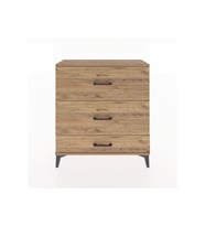 Arges Şifonyer 3 Çekmeceli 88x30x96 Çam-Çam