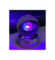 Samanyolu Galaxy Işıklı Cam Küre