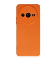 Xiaomi Redmi A3 4g Kılıf Nano İçi Kadife Silikon - Turuncu