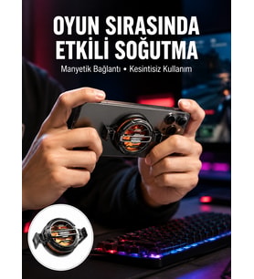 Tüm Telefonlarla Uyumlu Kompakt Soğutucu Yüksek Performanslı Hızlı Soğutma Yeni Nesil
