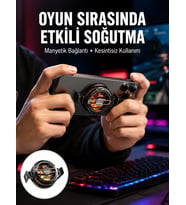 Tüm Telefonlarla Uyumlu Kompakt Soğutucu Yüksek Performanslı Hızlı Soğutma Yeni Nesil