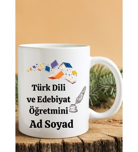 Türk Dili ve Edebiyatı Öğretmeni Kupa – Kişiye Özel Hediye