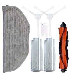 Xiaomi İle Uyumlu Mijia G1 MJSTG1 Robot Süpürge 1 Rulo 2 Yan Fırça 2 Hepa Filtre 2 Paspas Bezi 1 Tarak