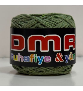DMR Natural Cotton - Koton Ip Pamuklu Elörgü Ipi 100gr - Su Yeşili