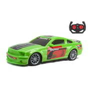 1/16 Ölçek Uzaktan Kumandalı Spor Araba Mustang Ful Fonksyon Yeşil