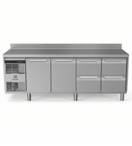 Electrolux Professional Endüstriyel Soğuk Tezgah 2 Kapı + 4 Çekmece 590 Lt -2+10°c, Aısı 304 Sırtlı EH4H3AABB
