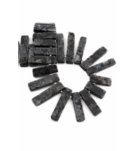 Larvakit Doğal Taş Dikdörtgen Kesim 10x40mm Dizi