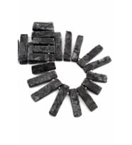 Larvakit Doğal Taş Dikdörtgen Kesim 10x40mm Dizi