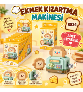 8824 EKMEK KIZARTMA MAKİNASI MODEL 230 PARÇA BLOCK OYUNCAK