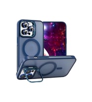 iPhone 14 Pro Max 6.7" StandGuard MagSafe Kılıf + Lens Koruma Gece Mavisi