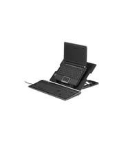 Yükseklik Ayarlı Fan ve LED Işıklı Notebook Soğutucu, Ergonomik Tasarım
