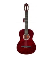 BARCELONA LC 3900 TR Transparan Kırmızı Klasik Gitar