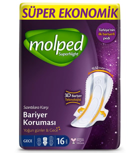 Molped Süpernight Gece 16'lı S.Eko - Standart