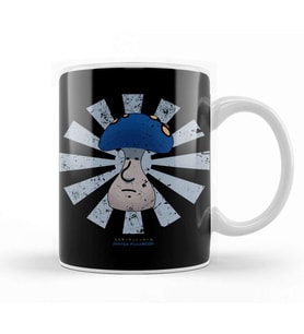 Mister Mushroom Retro Japanese Hollow Knight Kupa Bardak Porselen